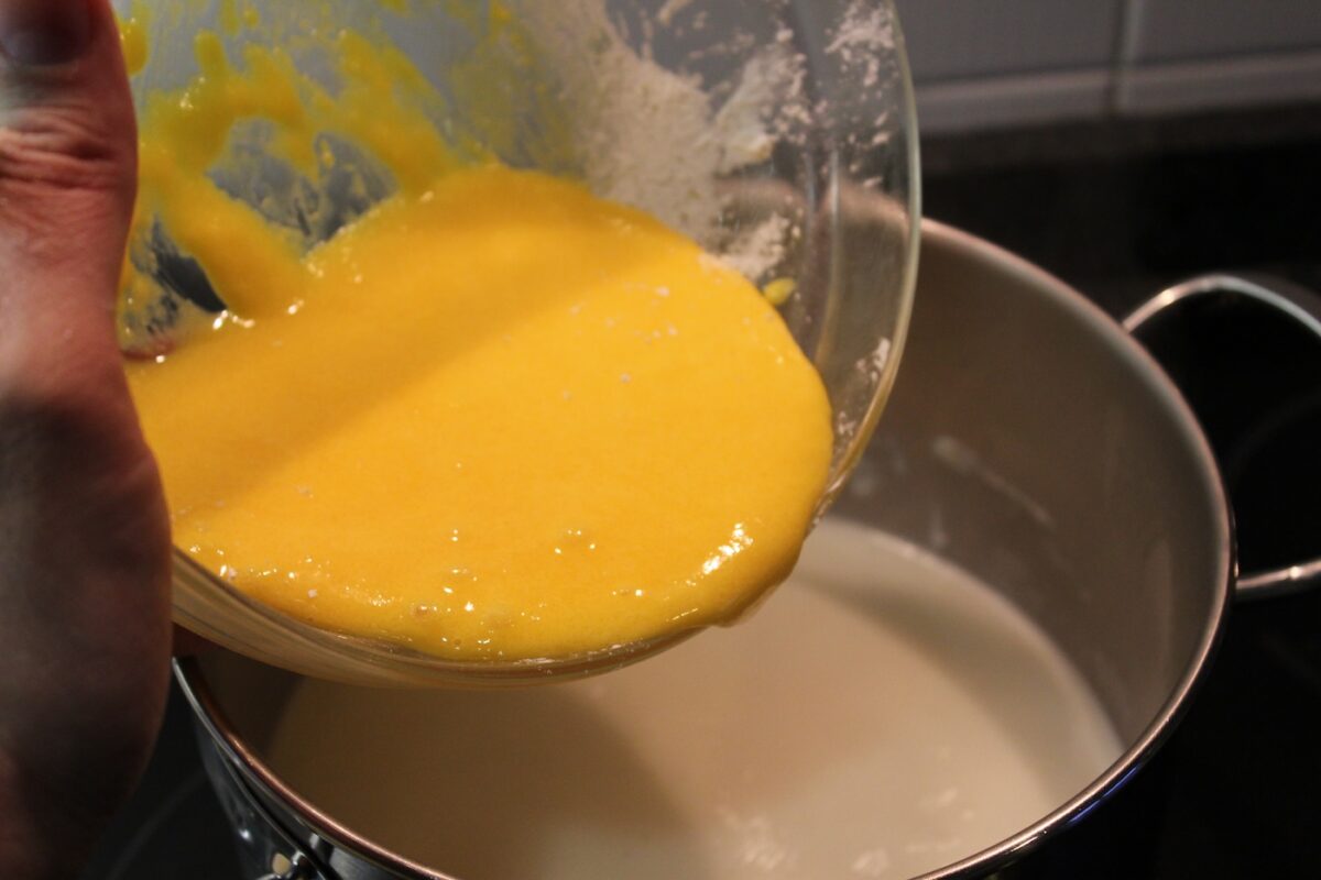 Flan parisien tradicional. La crema francesa con base de masa quebrada que nunca falla