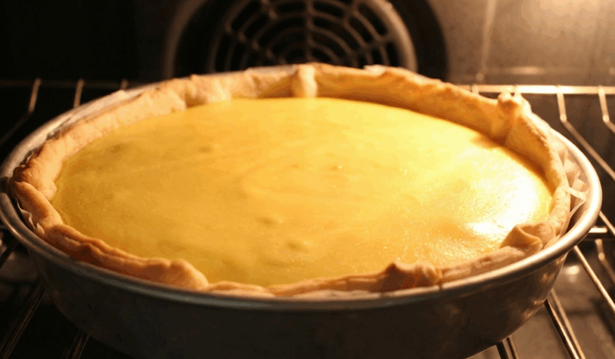 Flan parisien tradicional. La crema francesa con base de masa quebrada que nunca falla