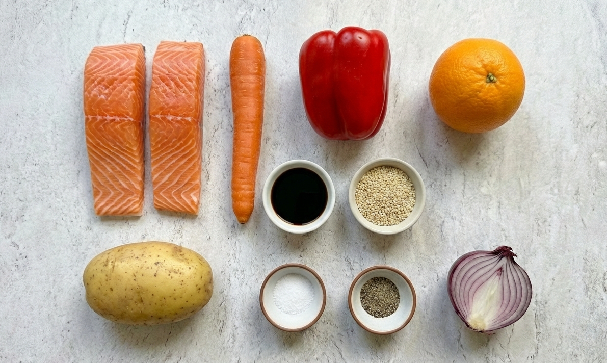 Salmón en papillote en freidora de aire paso a paso