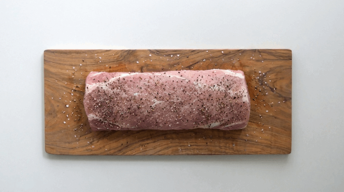 Lomo de cerdo en salsa casero y jugoso. Receta fácil paso a paso