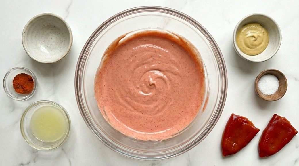 Salsa andaluza casera. Receta facil y rapida en 10 minutos