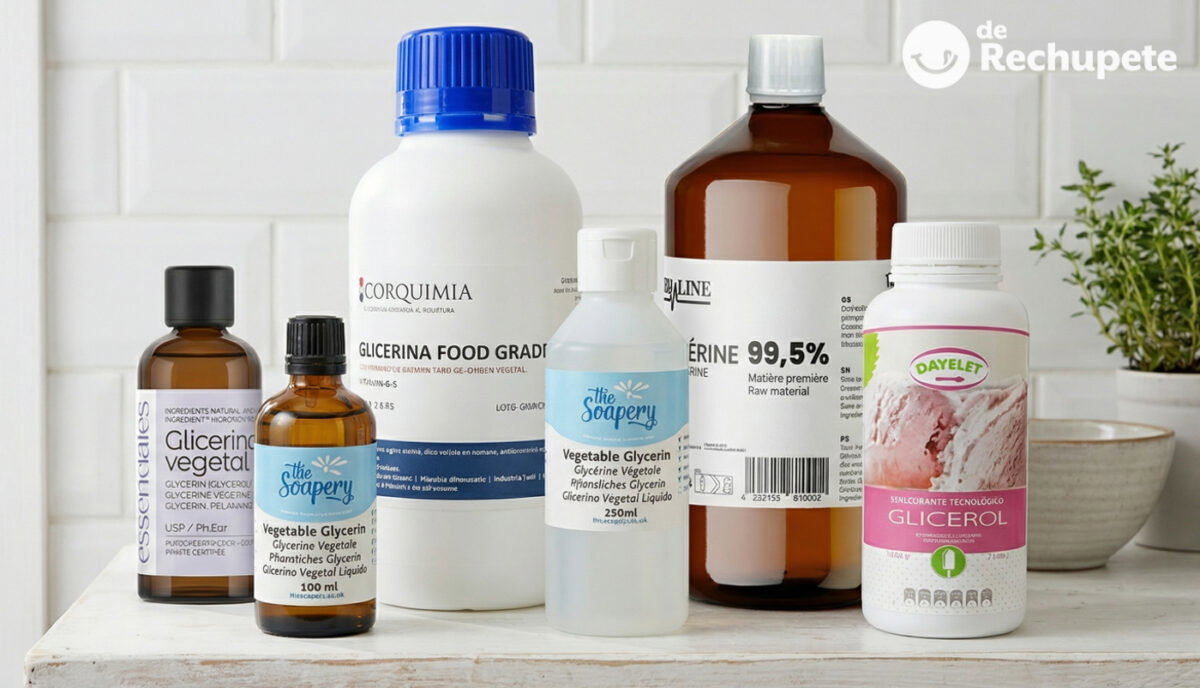 Glicerina alimentaria. Qué es, para qué sirve y cómo usarla en cocina y repostería