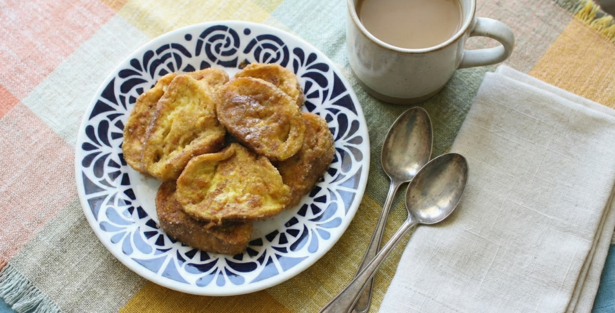 Torrijas de leche sin lactosa