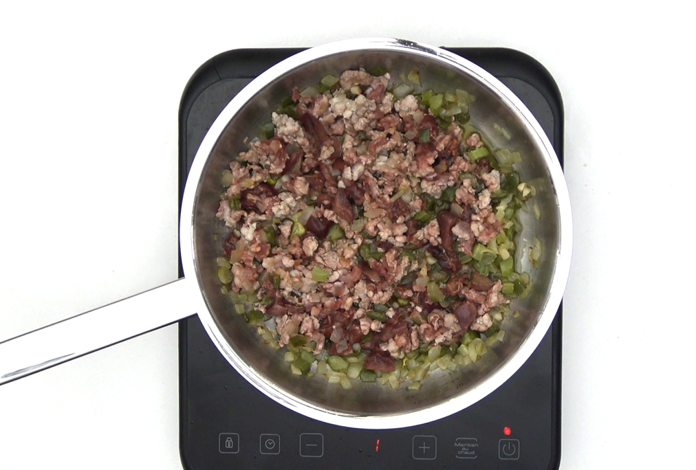 Arroz sucio al estilo cajún