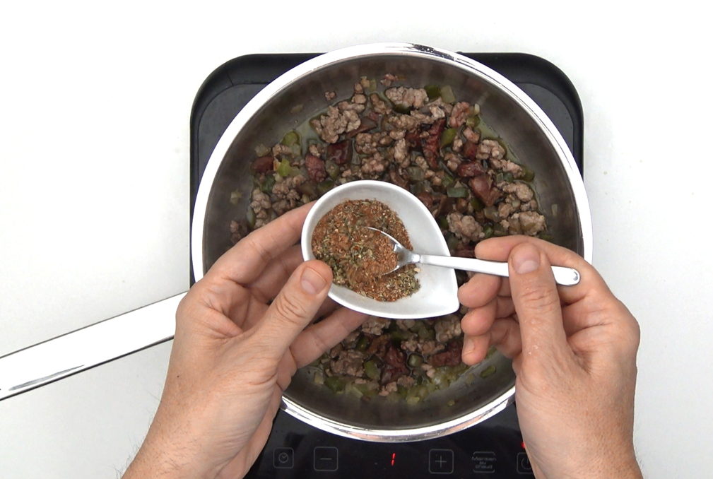 Arroz sucio al estilo cajún