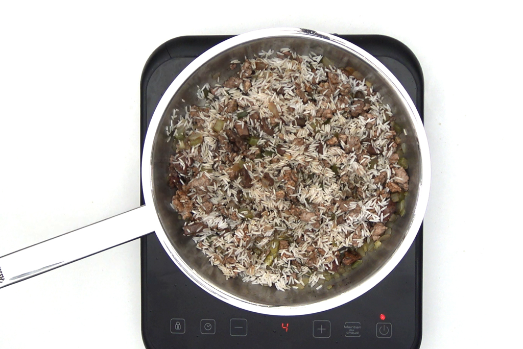 Arroz sucio al estilo cajún