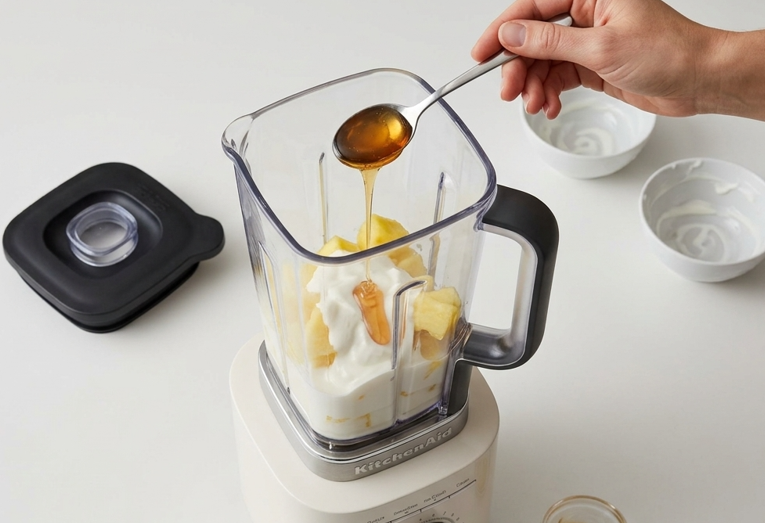 Batido de piña casero. Receta refrescante y fácil paso a paso