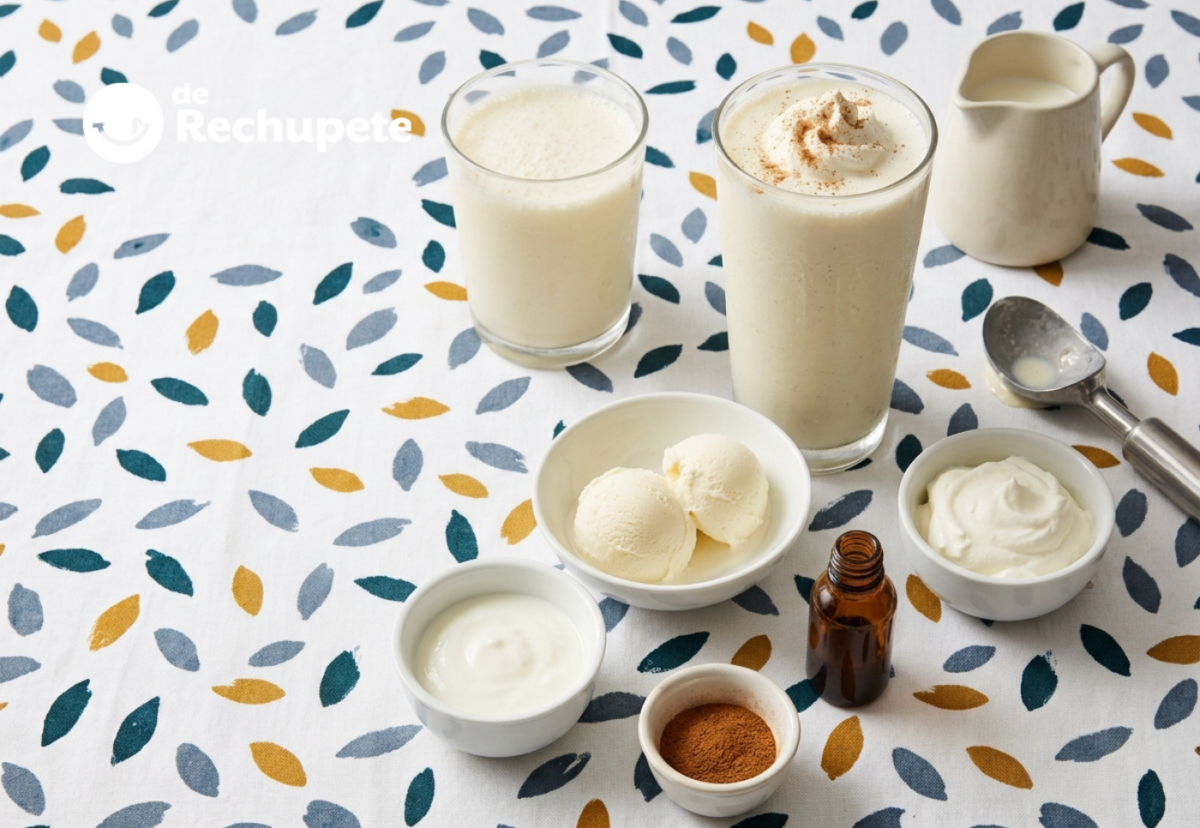 Batido de vainilla casero. Cremoso, clásico y listo en minutos