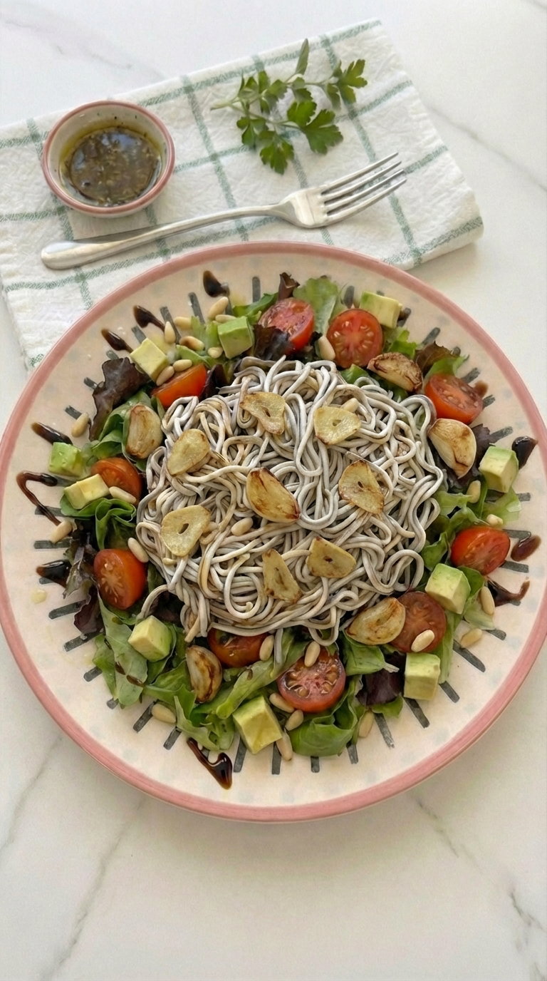 Ensalada de gulas. Receta fresca, rápida y con ese punto marino que siempre apetece
