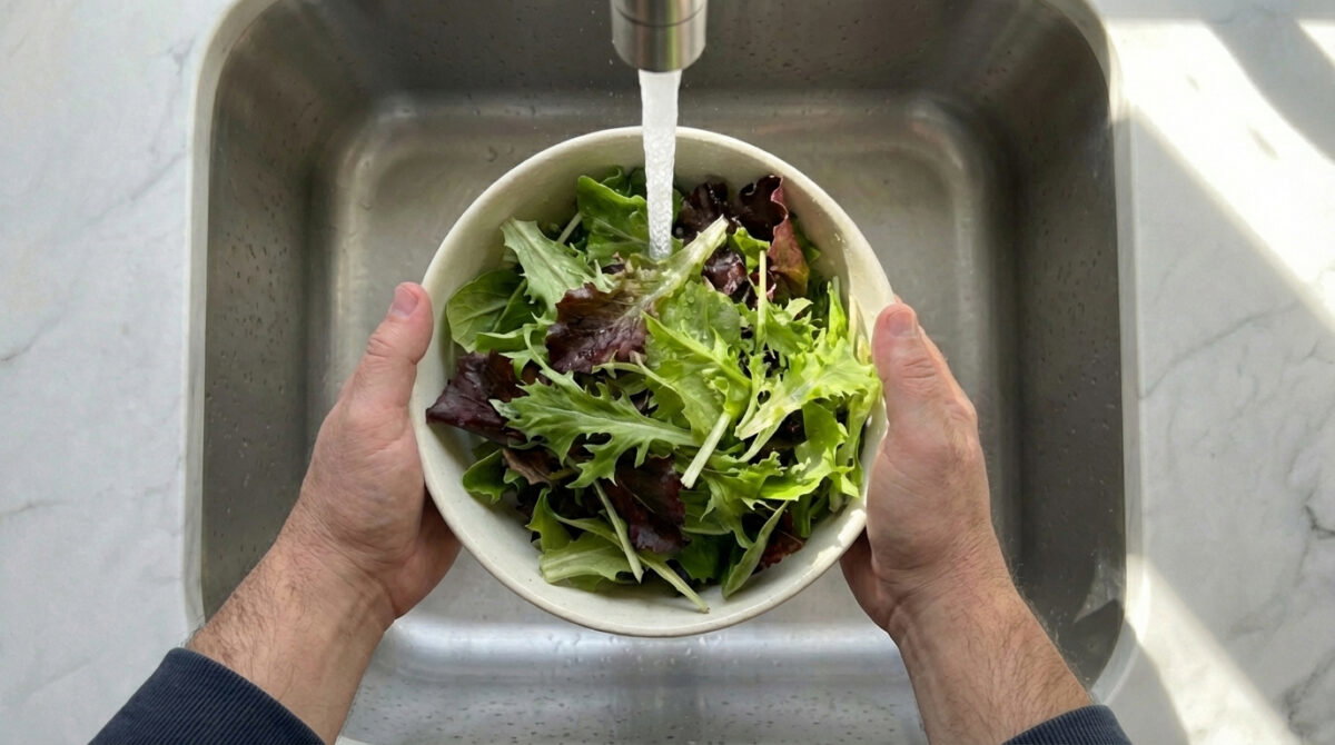 Ensalada de gulas. Receta fresca, rápida y con ese punto marino que siempre apetece