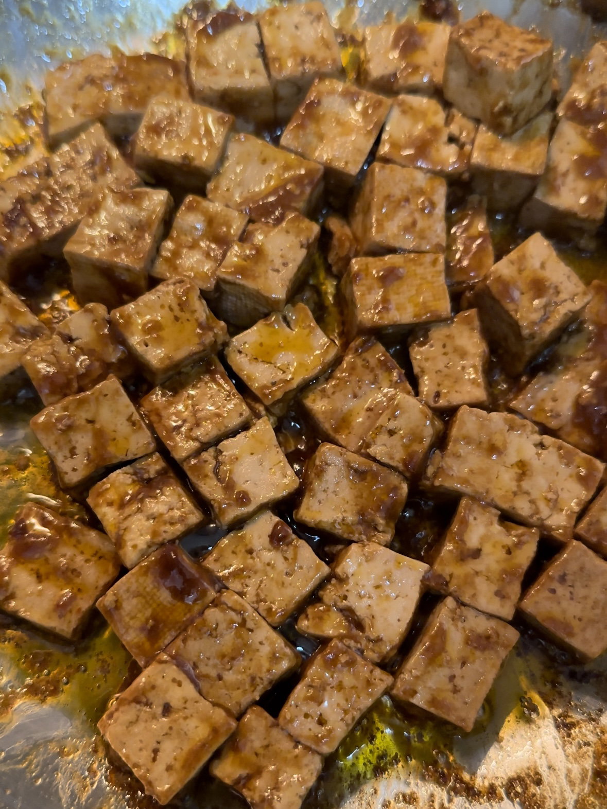 Salteado de arroz, verduras y tofu paso a paso