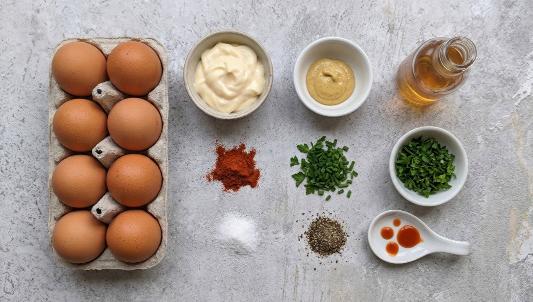 Huevos endiablados o Deviled Eggs. Una receta fácil y rápida