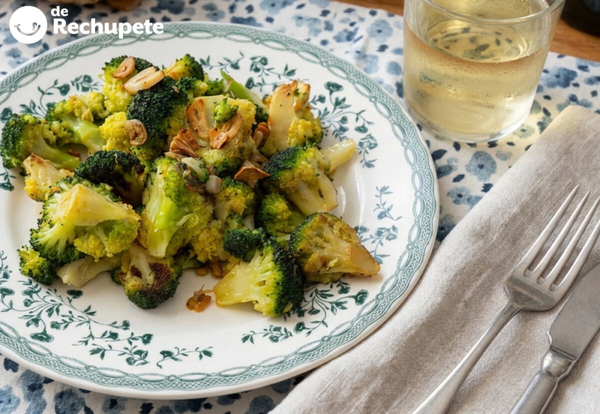 Brócoli al ajillo. Receta fácil, rápida y llena de sabor para el día a día