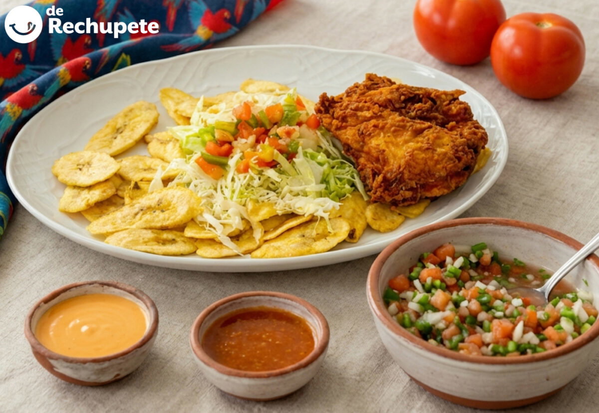 Chismol hondureño tradicional. La salsa fresca centroamericana que va con todo
