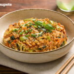 Salteado de arroz, verduras y tofu paso a paso