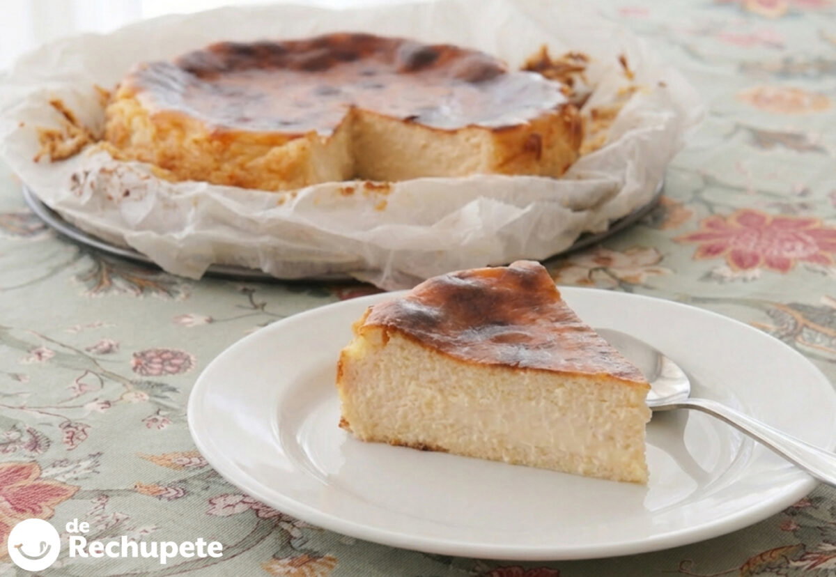 Tarta de quesitos al horno. Receta fácil, cremosa y casera