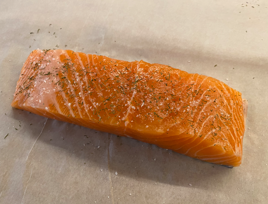 Salmón en papillote casero con verduras, sencillo y resultón