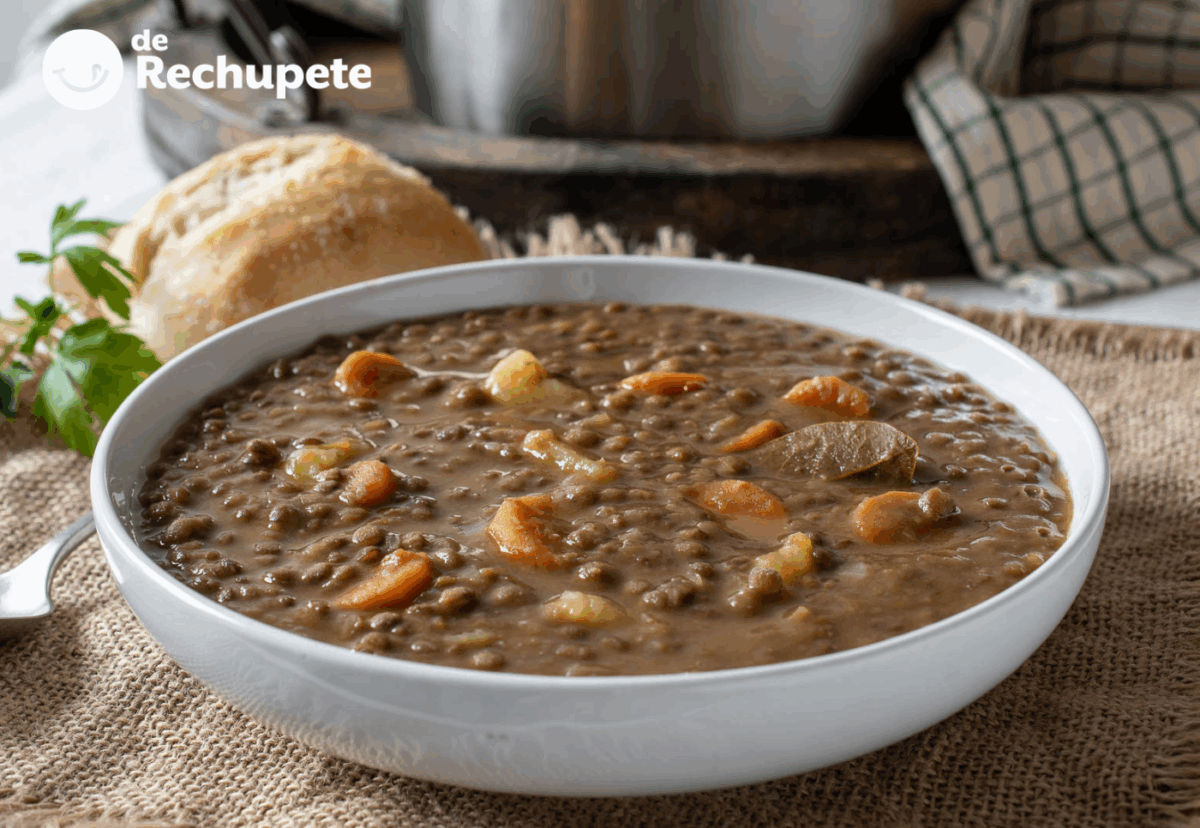 Un clásico de cuchara: sopa de lentejas fácil y casera