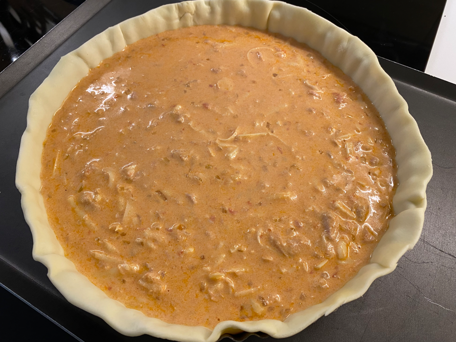 Tarta salada de atún con masa crujiente, éxito seguro en casa