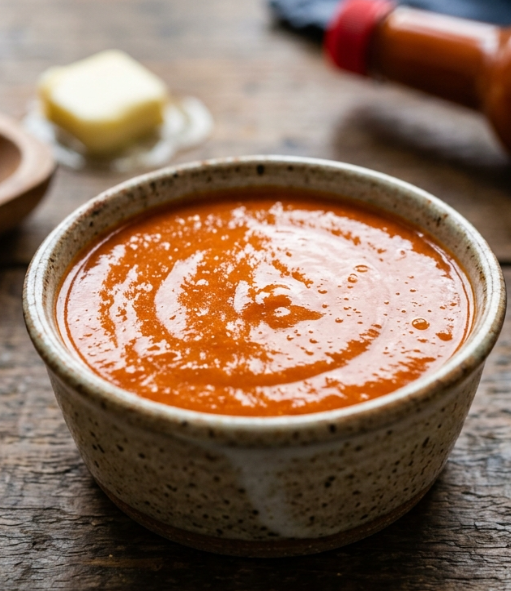 Salsa búfalo casera. Receta fácil para alitas y carnes paso a paso