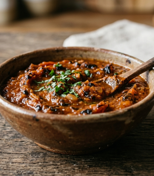 Salsa tatemada casera. Receta mexicana fácil, ahumada y llena de sabor
