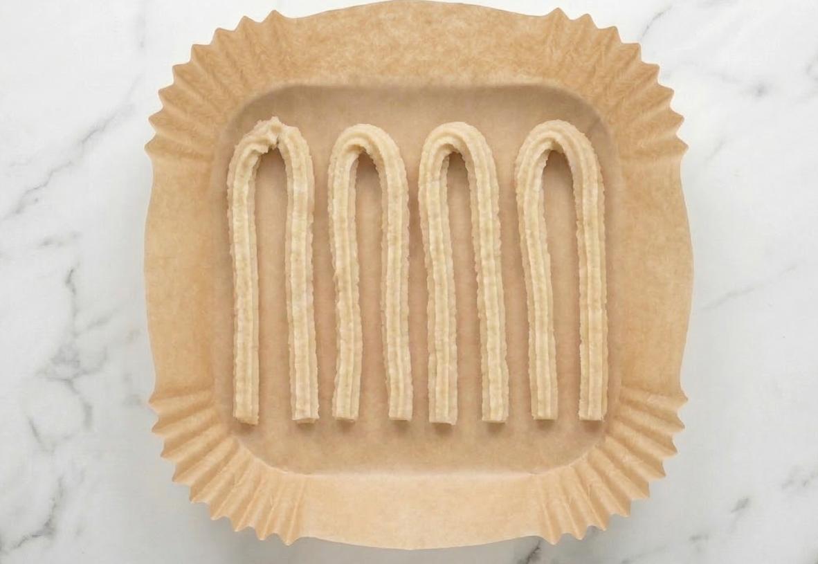 Churros en freidora de aire. Receta fácil para hacer churros crujientes sin apenas aceite