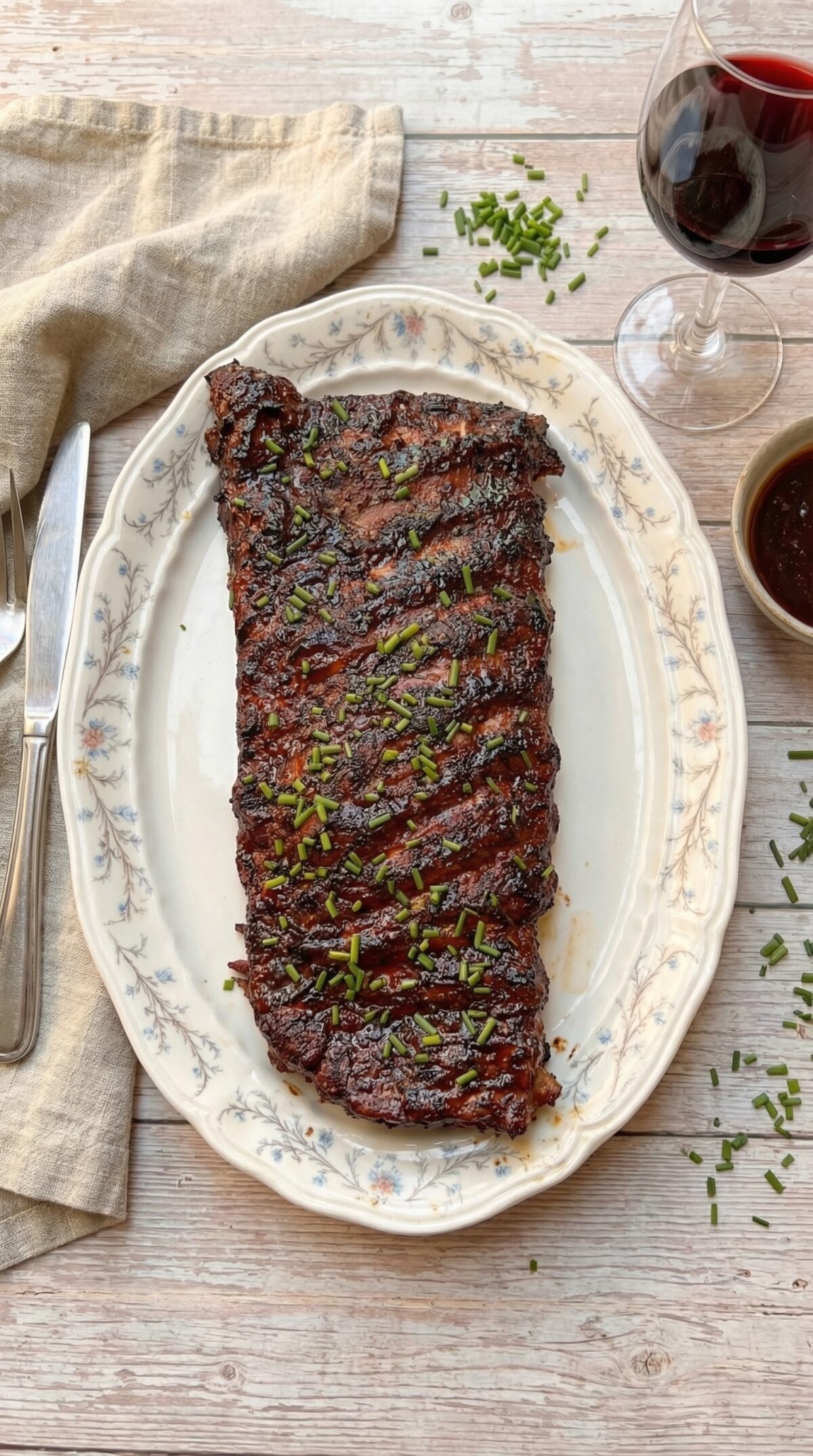 Costillas asadas teriyaki al horno. Jugosas, pegajosas y fáciles de hacer en casa