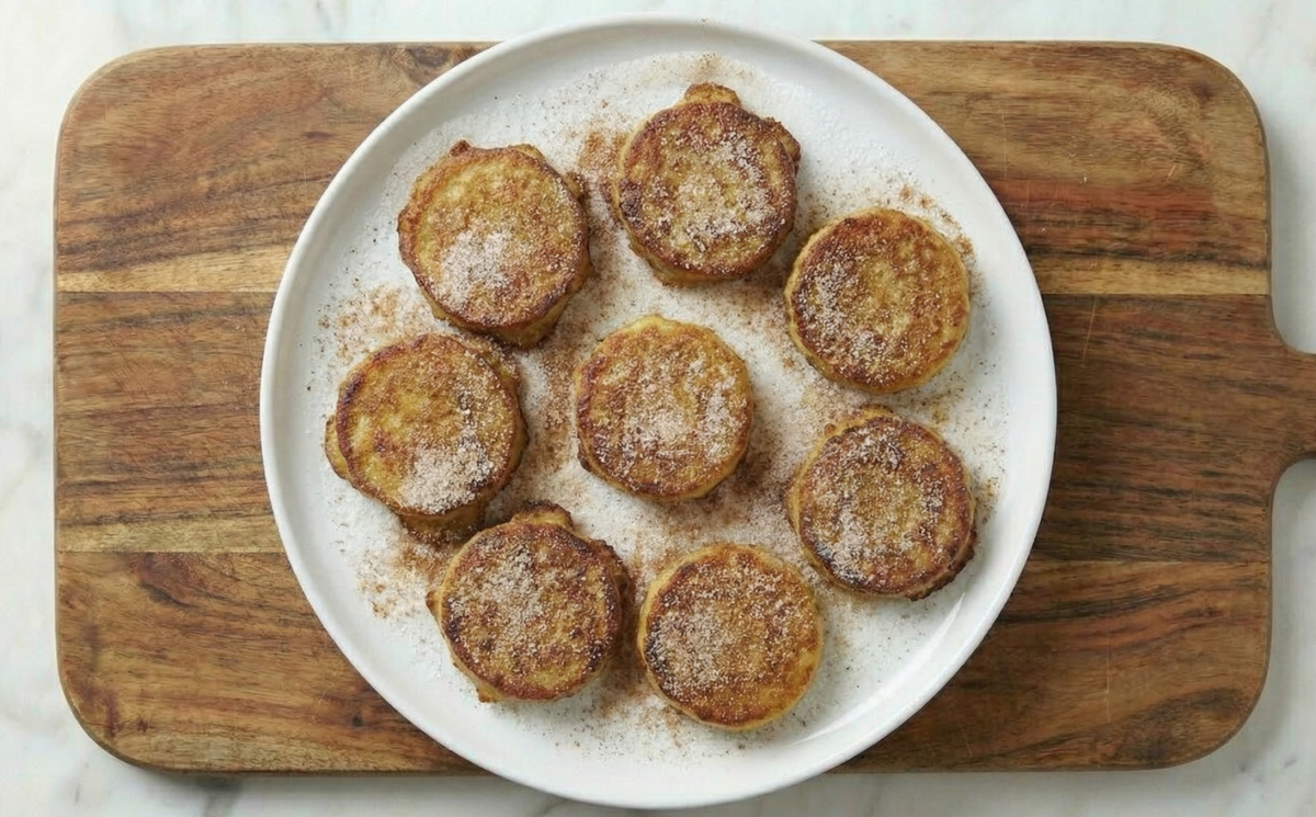 Galletas fritas rellenas de crema o matasuegras. Receta popular de Murcia