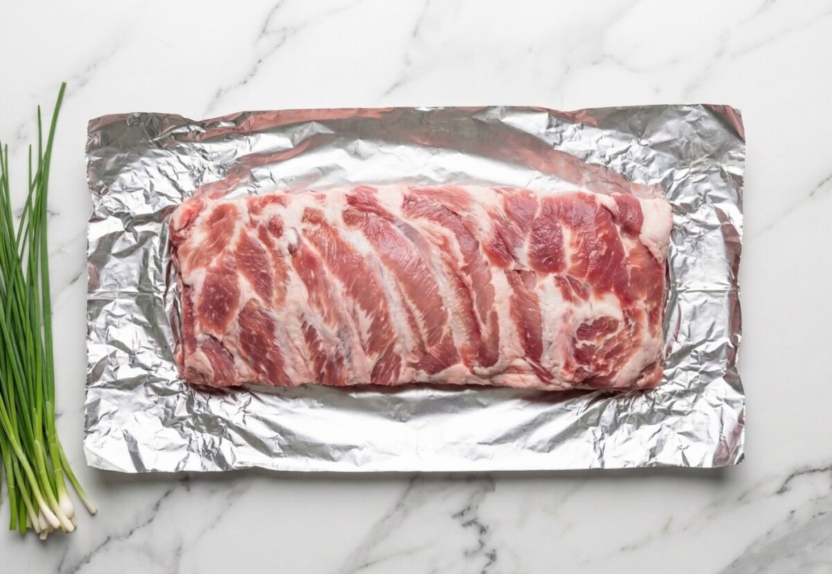 Costillas asadas teriyaki al horno. Jugosas, pegajosas y fáciles de hacer en casa