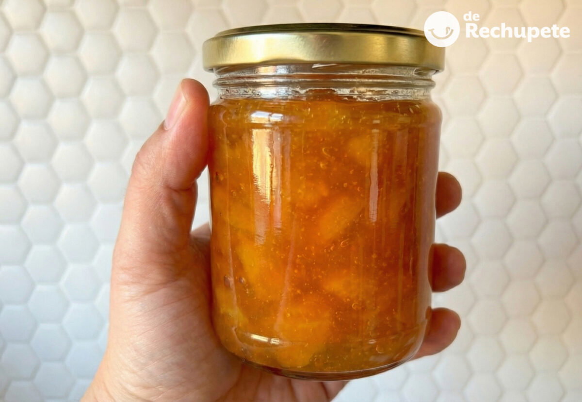 Mermelada de melocotón casera. Receta fácil y tradicional paso a paso