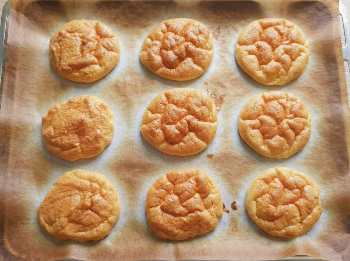 Pan nube o cloud bread. Receta lista con 4 ingredientes