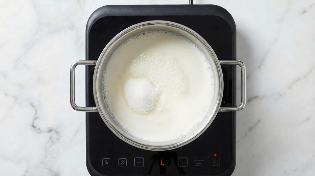 Postre con galletas María. Receta casera fácil, cremosa y sin complicaciones