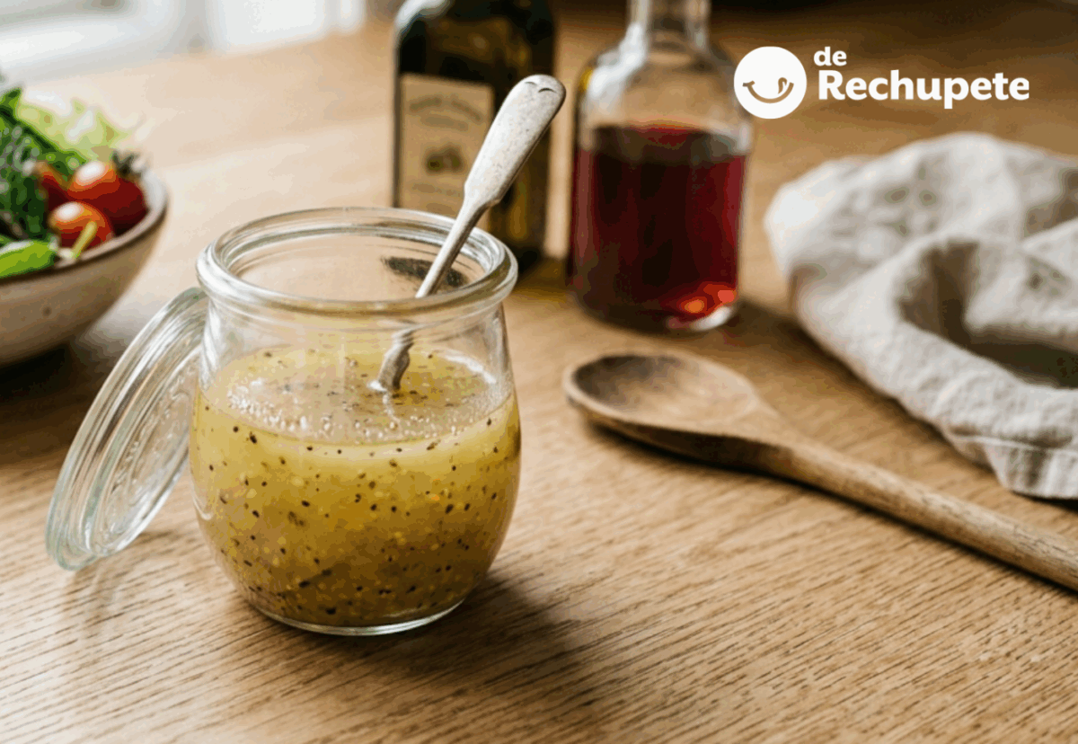 Salsa vinagreta clásica. El aliño básico para ensaladas