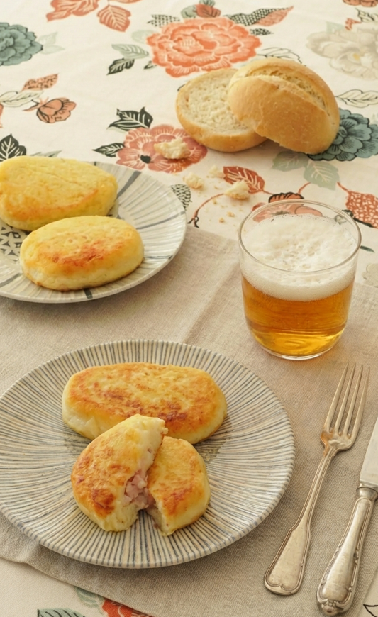 Tortitas de papa. Receta fácil, crujiente por fuera y tierna por dentro