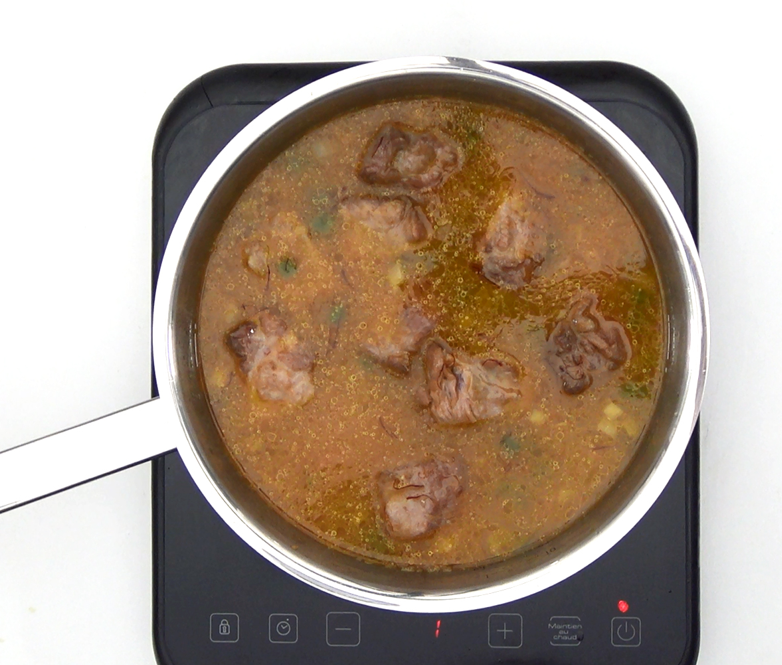 Arroz caldoso con costillas de cerdo. Receta tradicional paso a paso