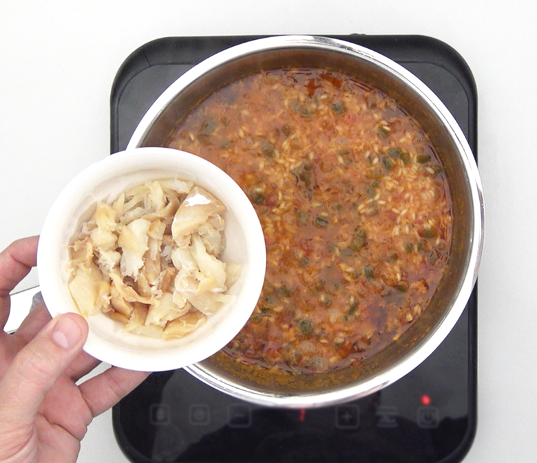 Arroz con bacalao y pimiento choricero. Una receta vasca para esta Semana Santa