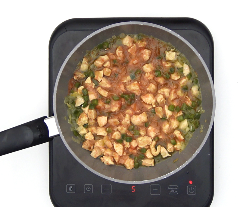Berenjenas rellenas de pollo al horno, receta fácil y jugosa paso a paso