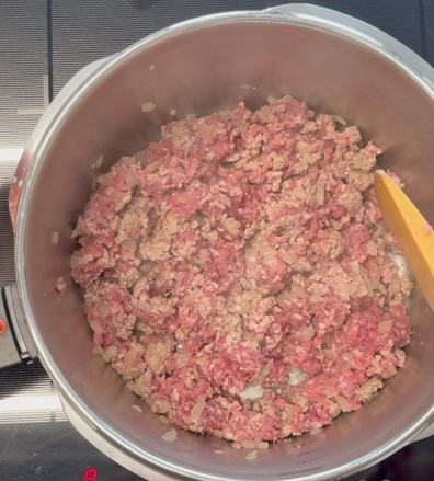 Chili con carne en olla exprés Fissler