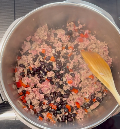 Chili con carne en olla exprés Fissler