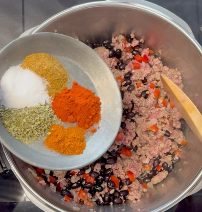 Chili con carne en olla exprés Fissler