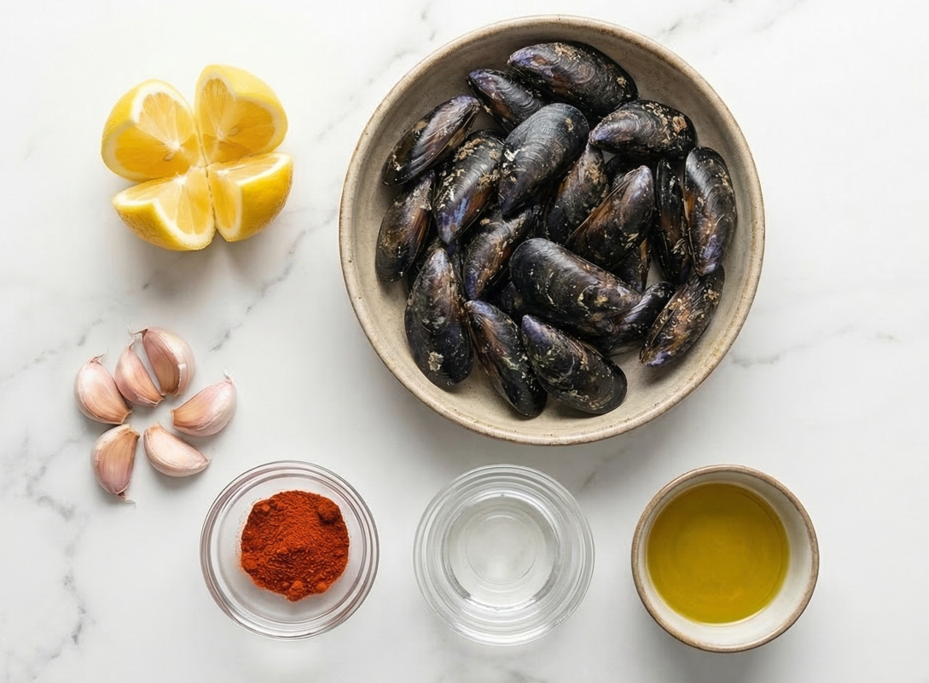 Clóchinas valencianas al vapor con limón, ajo y pimentón dulce: receta fácil y rápida
