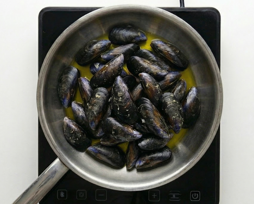 Clóchinas valencianas al vapor con limón, ajo y pimentón dulce: receta fácil y rápida