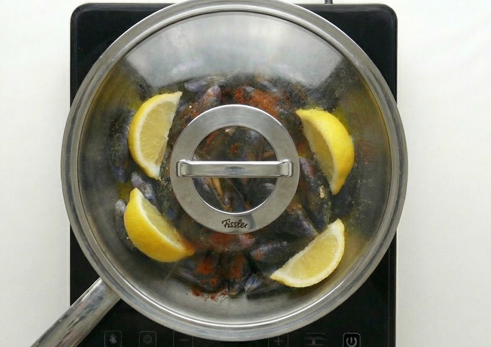 Clóchinas valencianas al vapor con limón, ajo y pimentón dulce: receta fácil y rápida