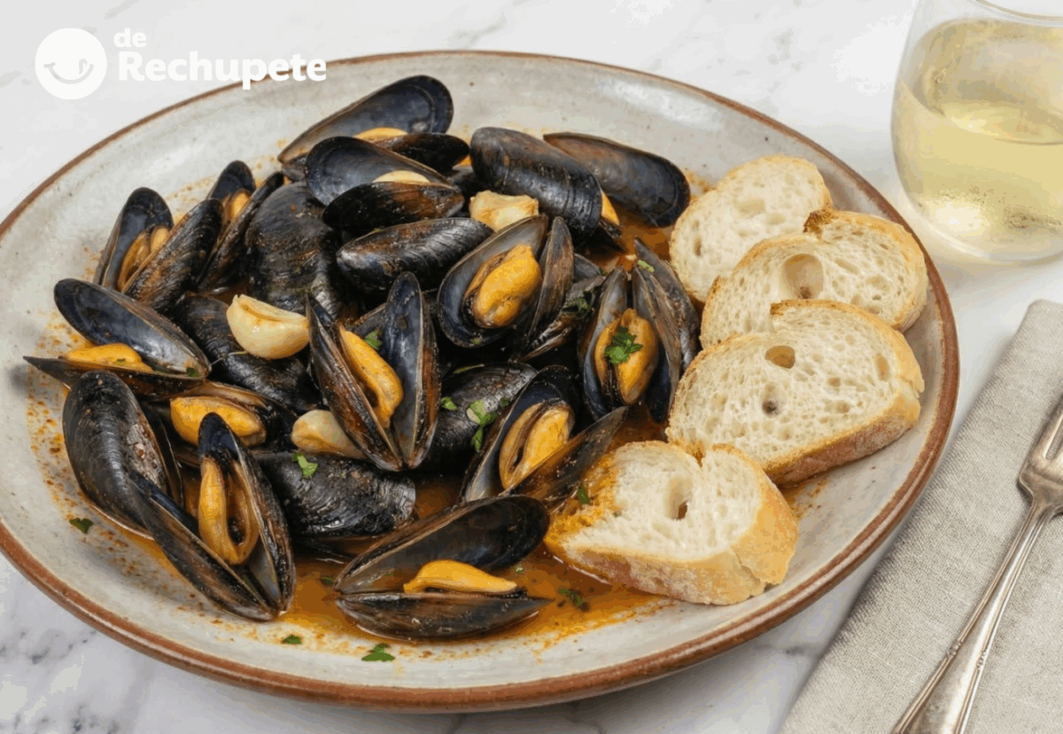 Clóchinas valencianas al vapor con limón, ajo y pimentón dulce: receta fácil y rápida