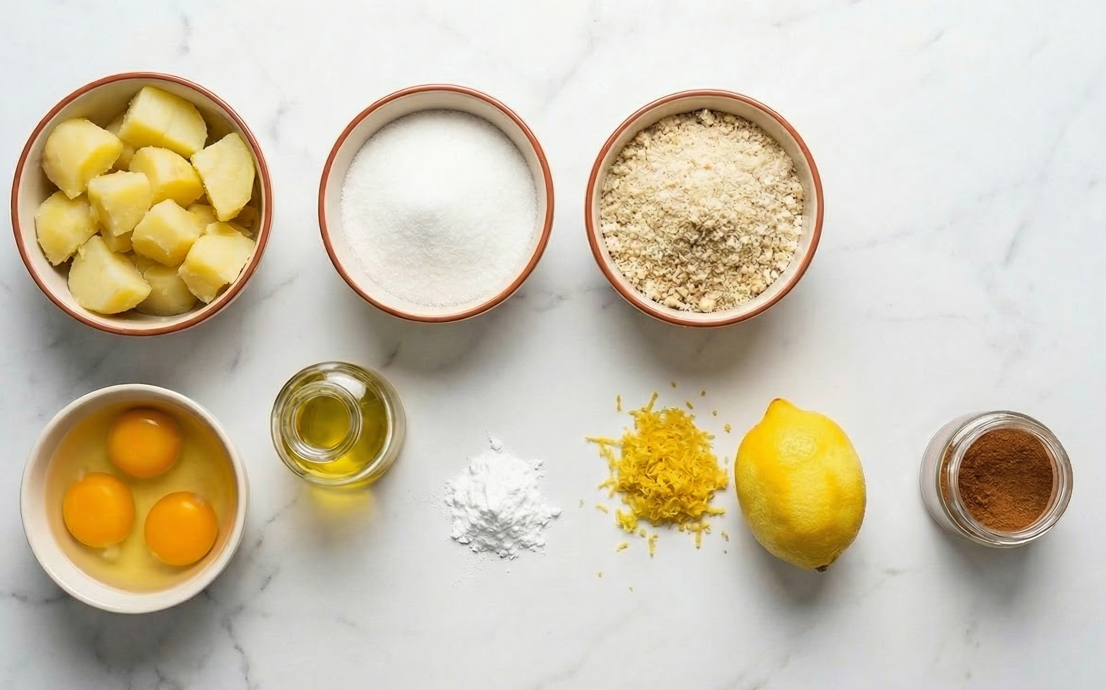 Coca de patata y almendra. Receta tradicional muy esponjosa de Castellón