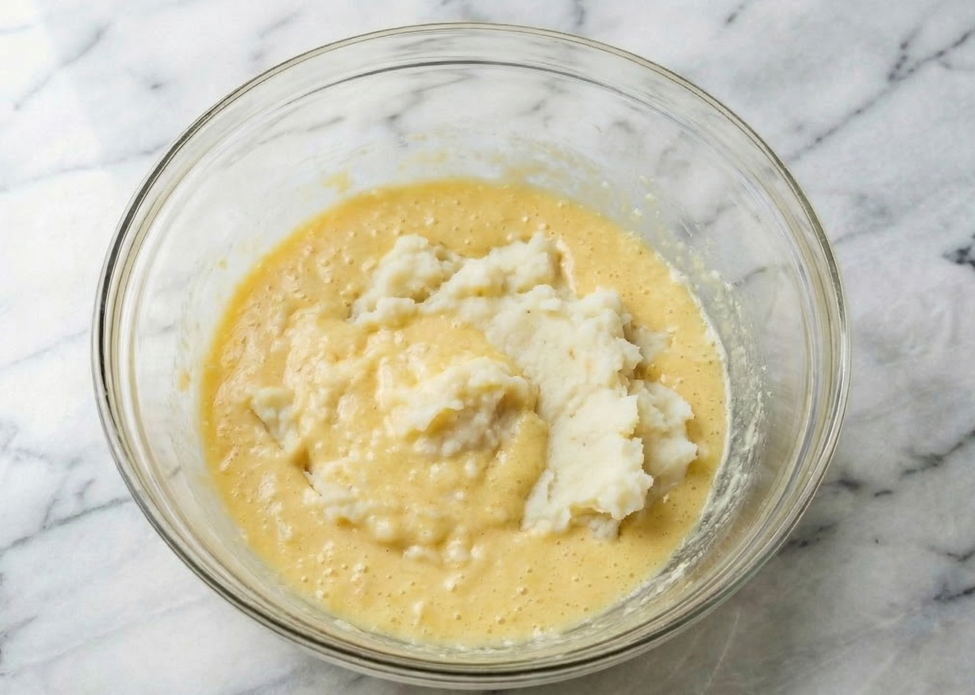Coca de patata y almendra. Receta tradicional muy esponjosa de Castellón