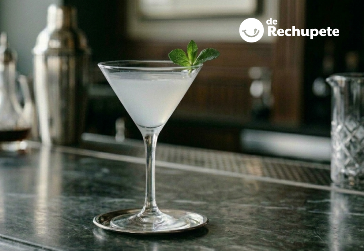 Cóctel White Spider. Receta fácil y refrescante con vodka y menta