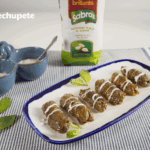 Dolmas griegas rellenas de arroz y carne