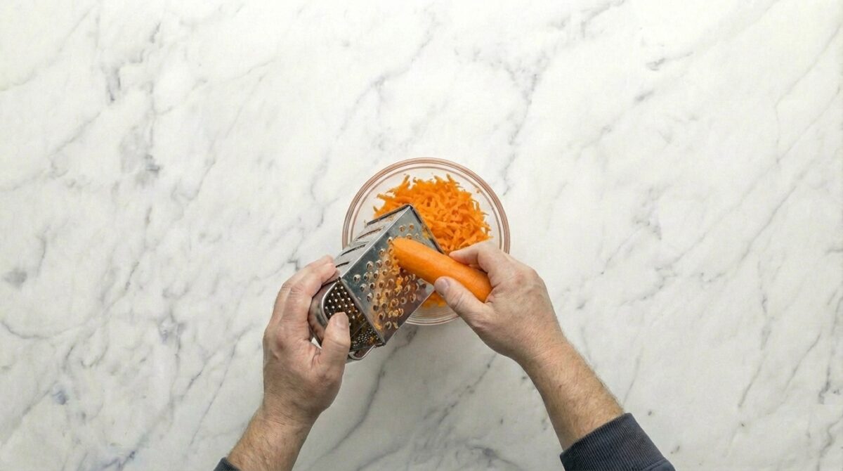 Ensalada con manzana crujiente y vinagreta casera, receta fácil y saludable