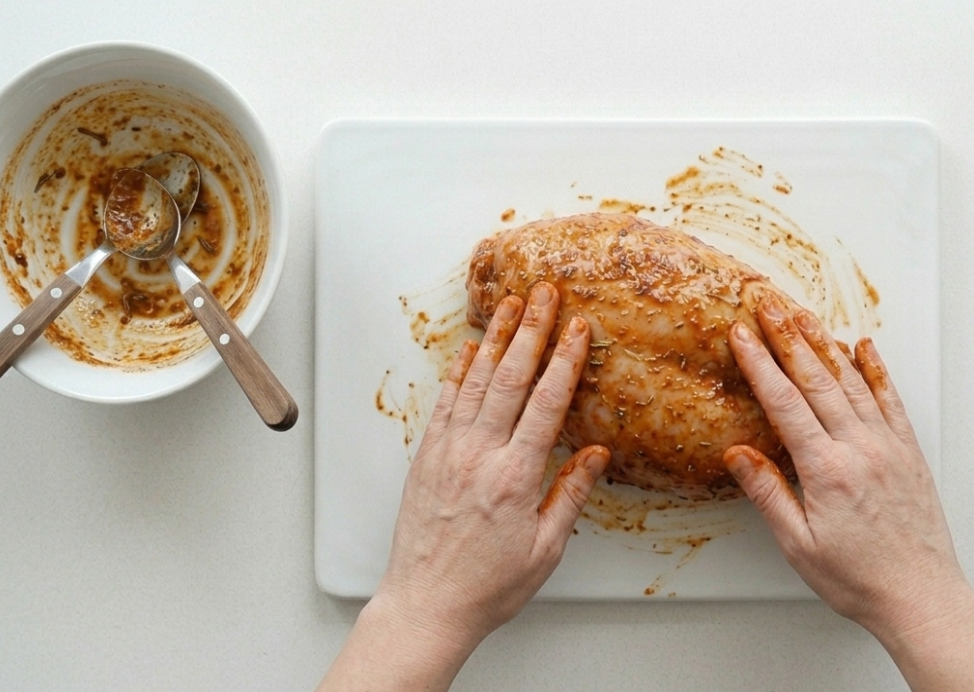 Fiambre de pavo casero, jugoso y perfecto para tus bocadillos